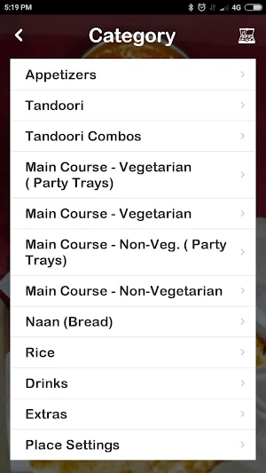 Royal Indian Buffet Screenshot 1
