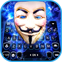 Lightning Anonymous Keyboard Background