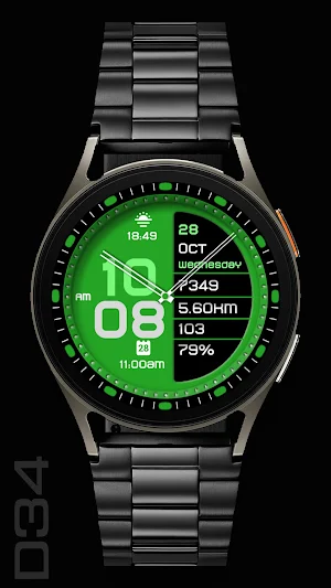 CC Digital 34 watch face Screenshot 3