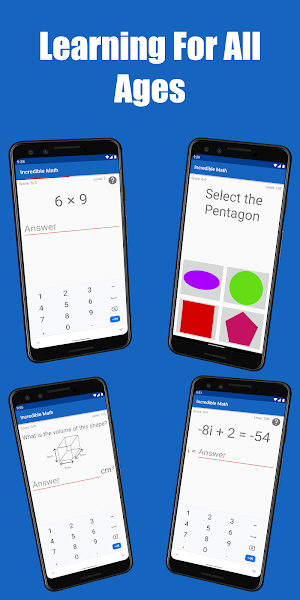 Incredible Math - Learn and practice math Screenshot 1