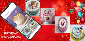 Photo on Cake Birthday App Screenshot 1