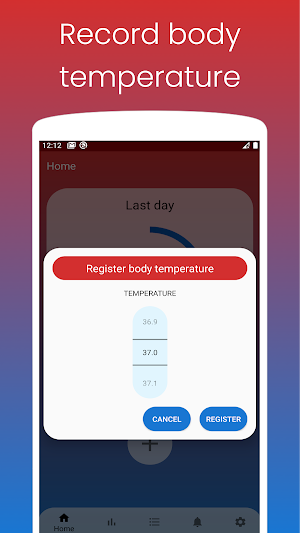 Body Temperature Tracker Screenshot 1
