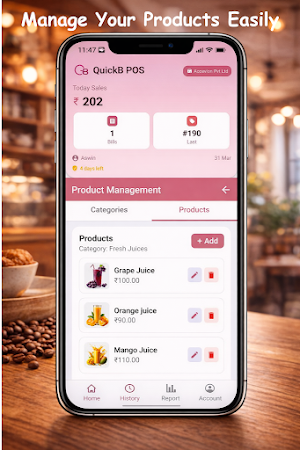 QuickB POS Screenshot 2
