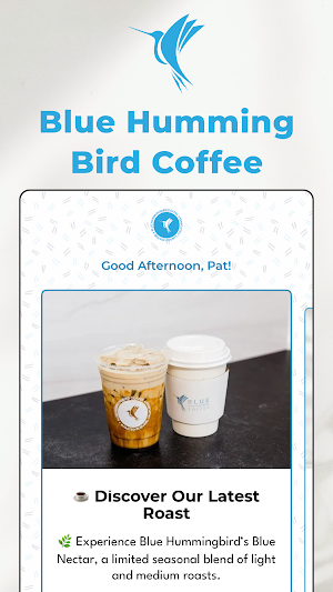 Blue Hummingbird Coffee Screenshot 0