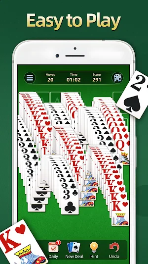 Lucky Solitaire: Classic Cards Screenshot 2