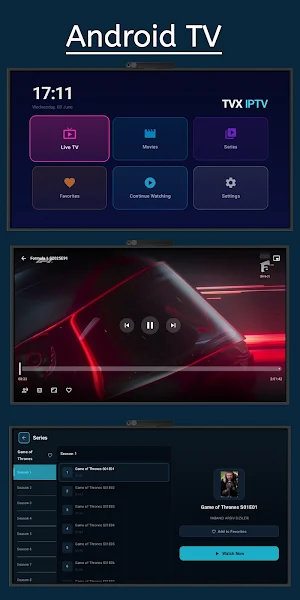 IPTV Stream Player: TVX Screenshot 1