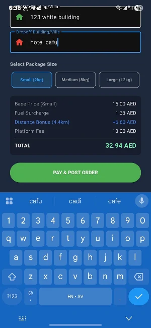 Ras Al Khaimah Delivery Screenshot 2