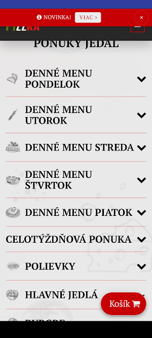 Pizzka Rožňava Screenshot 2