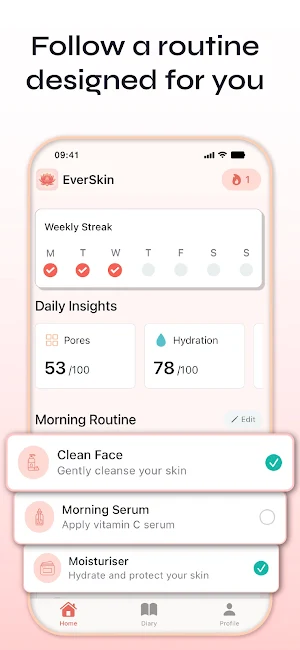 EverSkin - AI Skincare Routine Screenshot 1