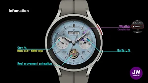 JW095 jwstudio watchface Screenshot 1