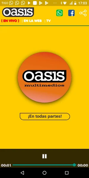 Radio Oasis Online Screenshot 0