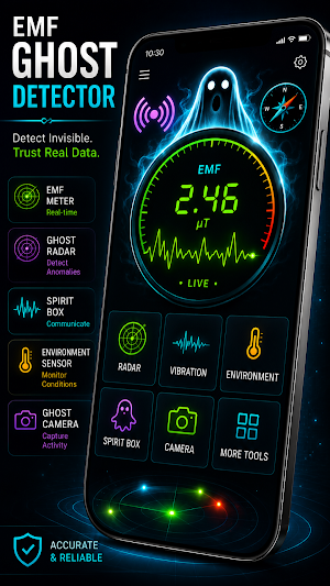 Real EMF & Ghost Detector Screenshot 0