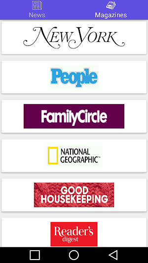 News & Magazines Screenshot 1
