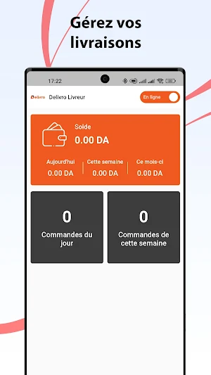 Delivro Livreur Screenshot 2