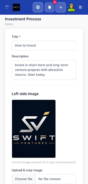 Swift Ventures Screenshot 2