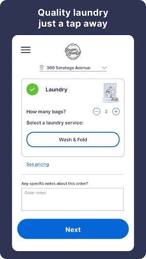 Bergen Laundry Service Screenshot 0