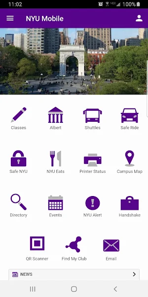 NYU Mobile Screenshot 0