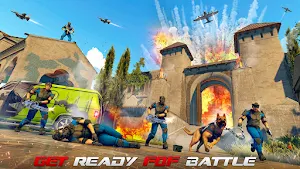 FPS Shooting Battle: Modern Gun Strike War Games Screenshot 1