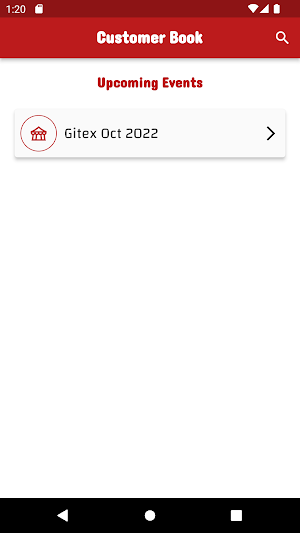 Customer Book Screenshot 1