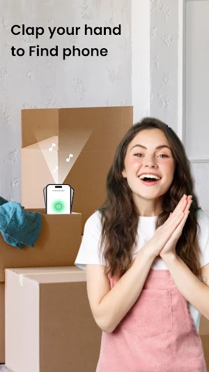 Find My Phone By Clap- Whistle Screenshot 1