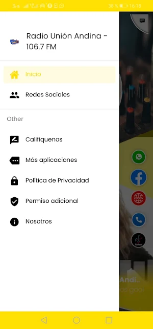 Radio Unión Andina - 106.7 FM Screenshot 1