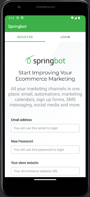 Springbot Screenshot 0