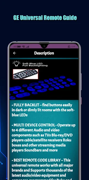 GE Universal Remote Guide Screenshot 2
