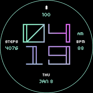 Tosca Purple Lite Watch Face Screenshot 3