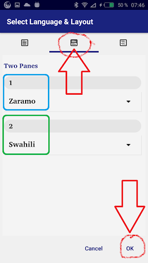 Zaramo Swahili English Arabic Screenshot 3