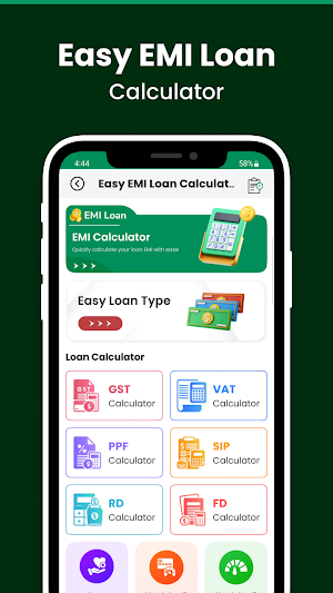 Easy EMI Loan Calculator Screenshot 0
