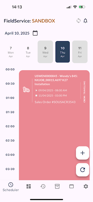FieldService Screenshot 1