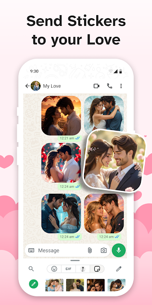 Romantic Sticker: Love Sticker Screenshot 0