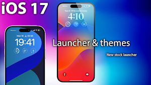 iOS 17 Launcher And Theme 2024 Screenshot 1
