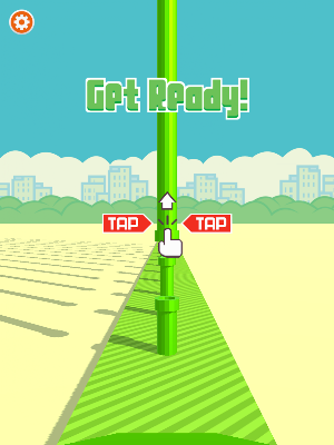Flappy 3D - Bird's Eye View Screenshot 3
