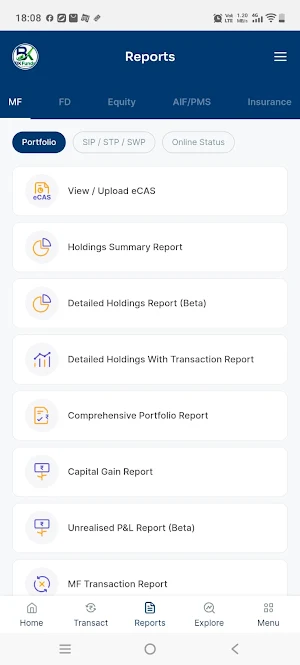BKFunds Screenshot 2