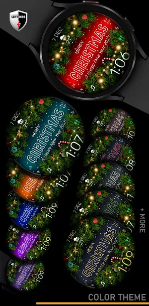 Christmas Watch Face 079 Screenshot 3