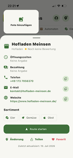 HofKompass: Hofladen Finder Screenshot 1