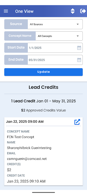 OneView Manager Screenshot 2