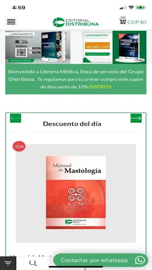 Libreria Medica Distribuna Screenshot 1