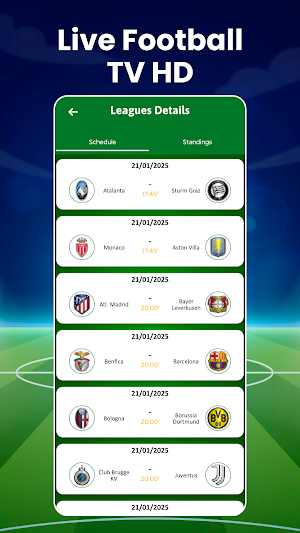 Live Football TV HD Streaming Screenshot 1