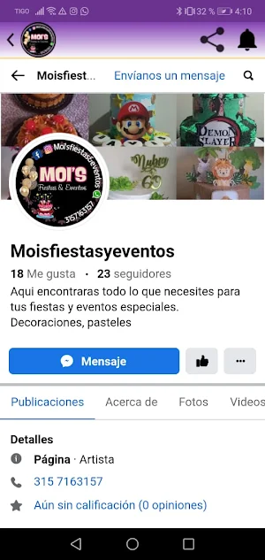 Mois fiestas y eventos Screenshot 2