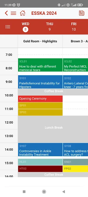 ESSKA 2024 Screenshot 2