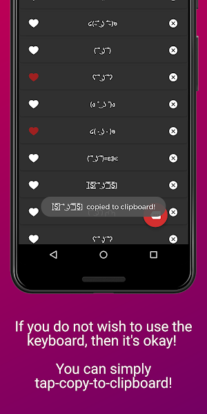 Le Face Keyboard - Text Emoji and Copypasta Screenshot 3