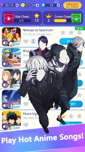 Unravel Tokyo Ghoul Piano Tile Screenshot 3