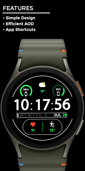 Night ver 21 - watch face Screenshot 1