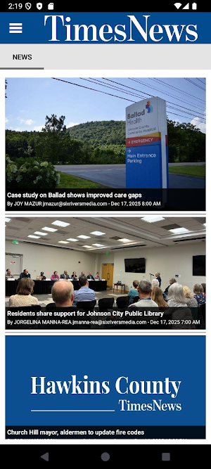 Kingsport Times News Screenshot 1
