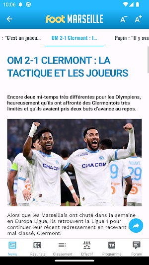 Foot Marseille : actu OM Screenshot 2