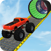 Monster Truck Stunt Race Game