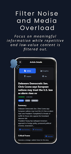 Spineen: Smart News & Insights Screenshot 1