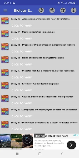 BIOLOGY ESSAYS(All Form 1 - Form 4 Biology Essays) Screenshot 2